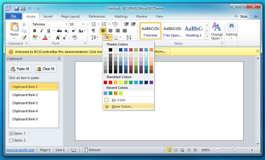ms office 2010 blue edition