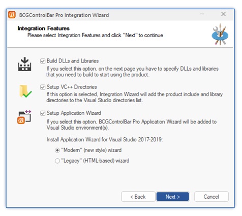 Integration Wizard